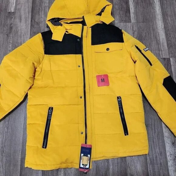 Nautica Men's Puffer Jacket Thick Winter Coats Warm Parka Outerwear Size Small - Picture 1 of 4